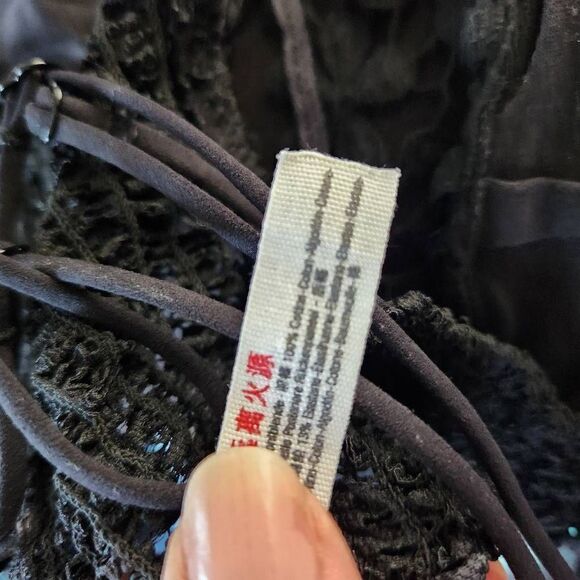 Intimately Free People Miss Dazie Bralette Black Size Small - Picture 10 of 10